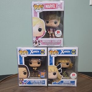 Funko Pop Marvel and X-Men Figures - Blonde and Brown